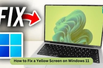 Yellow Screen on Windows 11
